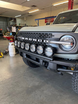 6th Gen Bronco Front Light Mount Kit  for Modular Stock Front Bumper - Use Any Light