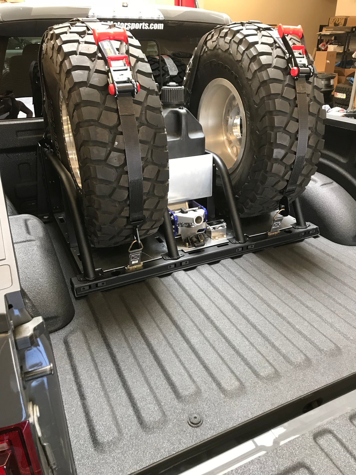 2021+ Raptor 5-Link Rear Bed Organizer - 3.0x16 Coil Over or 3.5x16 Bypass Shock